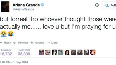 ariana grande leaked nude photos|Ariana Grande’s brilliant response to nude celebrity photo hacking